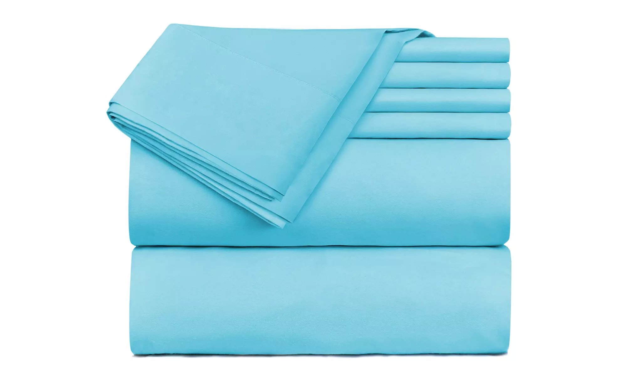 Nestl 7 Piece Split King Bed Sheet Set - Extra Deep Pocket Split King Sheet Set