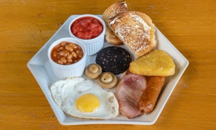 Image 1: Full English Breakfast and Drink