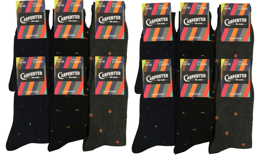 Image 49: Carpenter 6er- oder 12-Pack kurze oder lange Herren-Socken