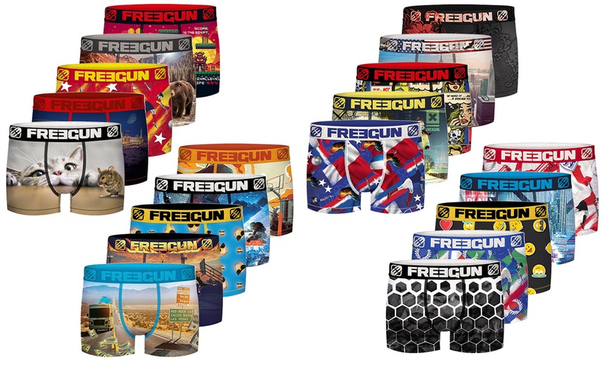 Image 3: Lot de boxers surprise Freegun pour homme en microfibre