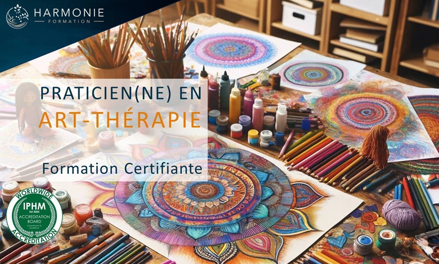 Image 1: Devenez praticien(ne) en art-thérapie avec Harmonie Formation