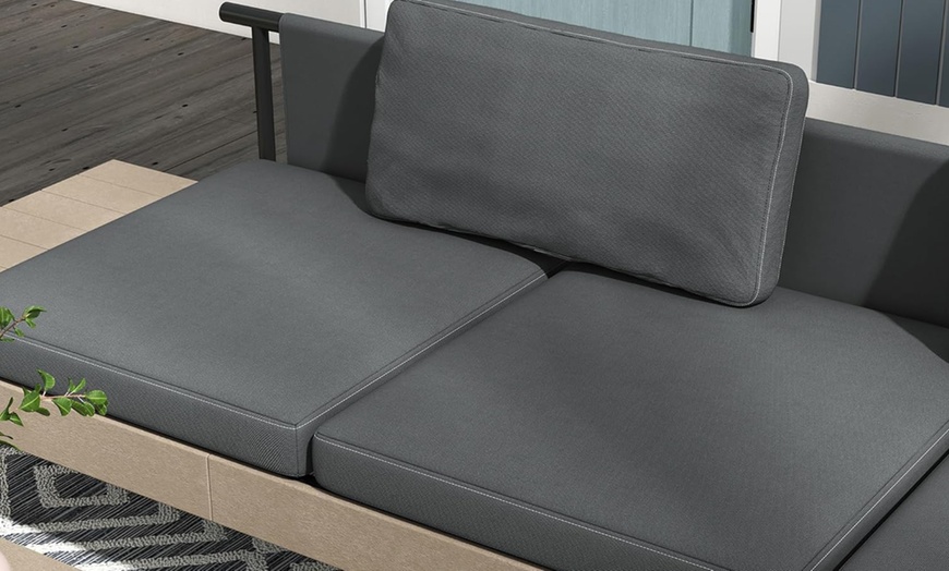 Image 5: Outsunny Three-Piece Garden Furniture Set