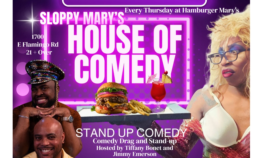 Image 1: Laugh Loud with GA & VIP Tix to Sloppy Mary’s Comedy!