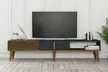 Meuble TV design Kocoon, modèle "Laon", 180 x 35 x 40 cm, livraison offerte - Second Medium
