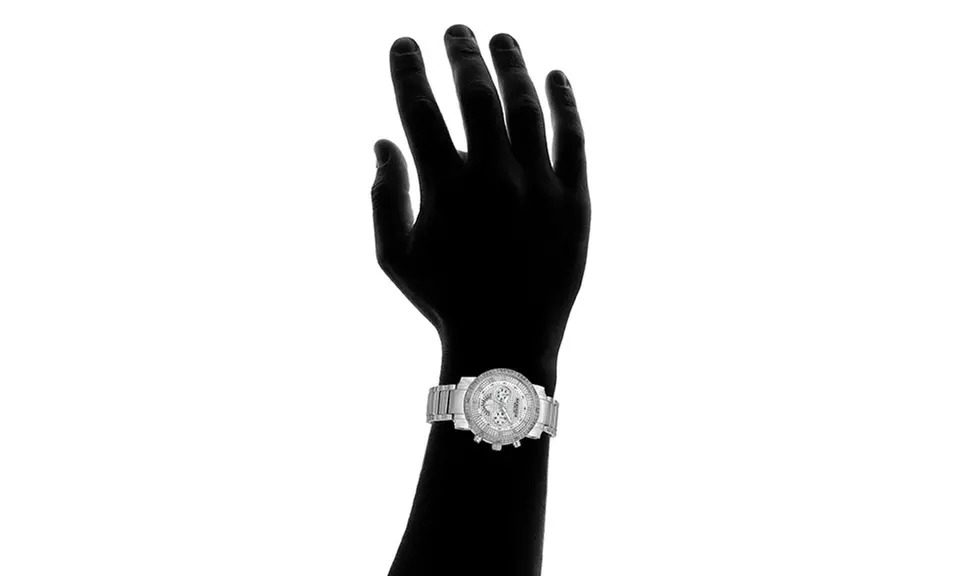 Akribos XXIV Men's Watch with Genuine Diamond Bezel - Second Medium