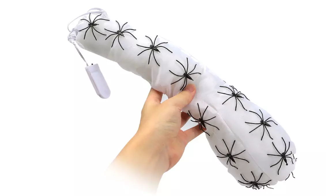 Halloween Outdoor Light Up Spider Web Egg Hanging Decorations Props (1-3 Pack) - Second Medium