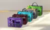 Multi-funtional Nylon Zipper Travel Handbag Pouch - Bag in Bag -Insert Organizer