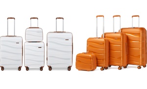 One or Four Piece Suitcase set