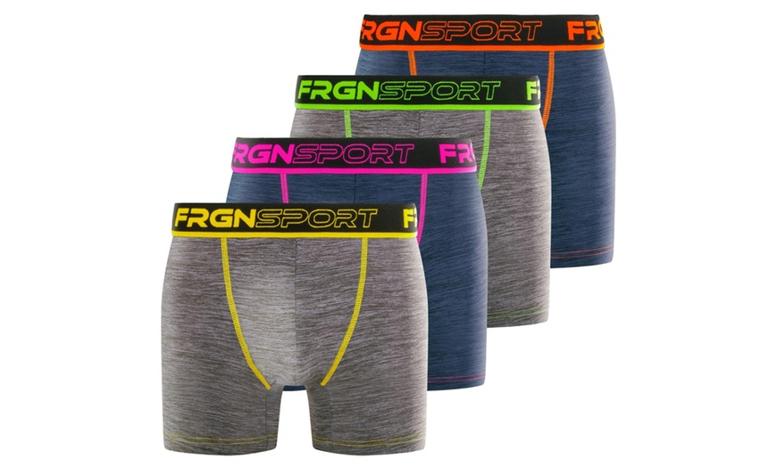 Image 3: Lot de 4 boxers homme sport de Freegun