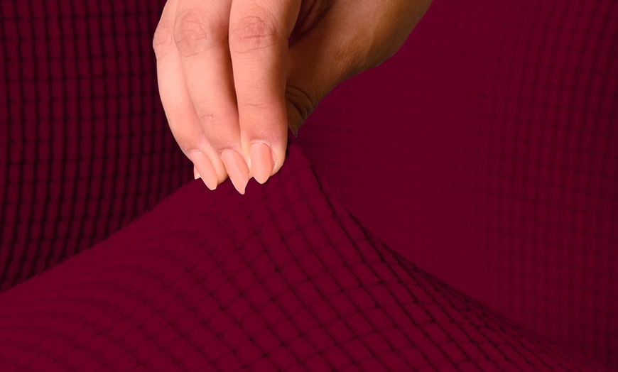 Image 2: Elastische stoel- of bankhoes 'Leslie'