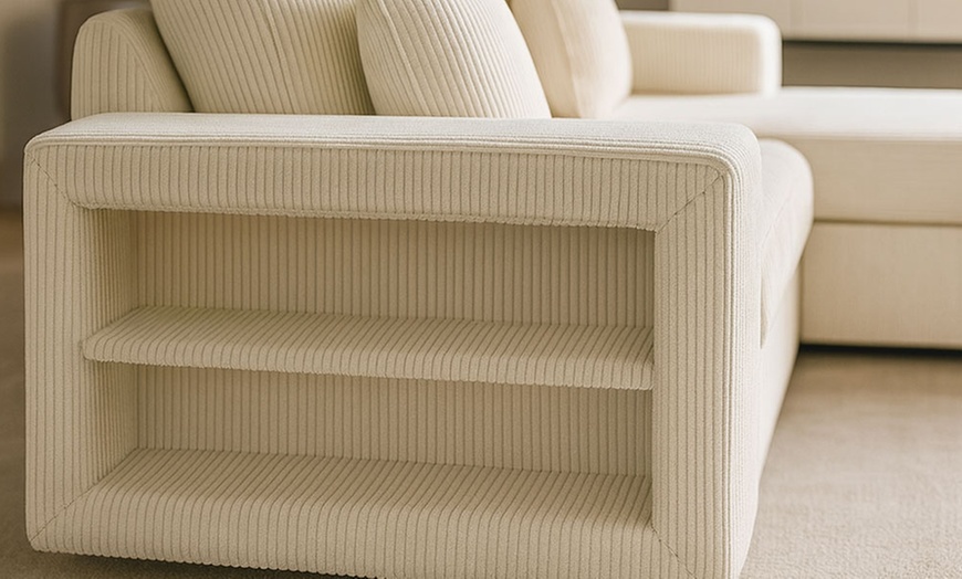 Image 14: Canapé d'angle convertible Kocoon "San Diego" 4 places avec coffre