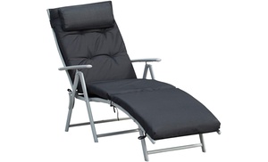 Outsunny Textilene Sun Lounger