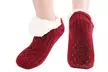 Women's Winter Thick Warm Fuzzy Slipper Socks with Grip - Second Medium