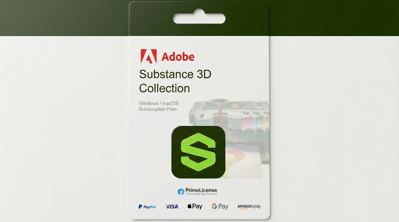 Create 3D Assets with Adobe Substance 3D Full Suite 1 or 3 Months