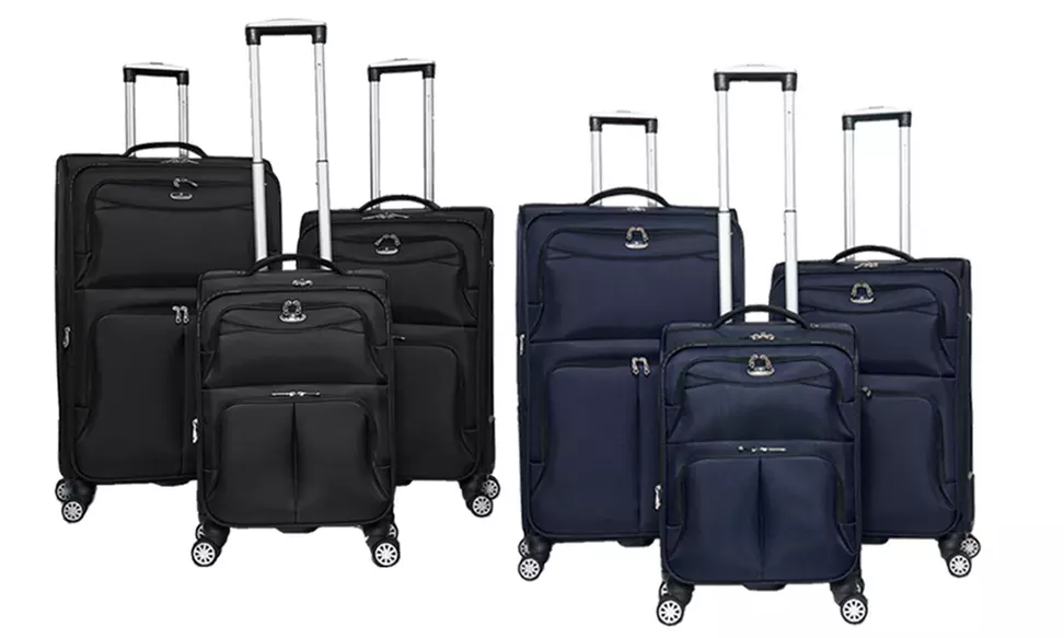 Gabbiano Bristol Collection Upright Softside Spinner Luggage Set (3-Piece) - Primary Image