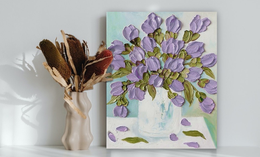 Image 5: Explore the Art of Impasto Floral Painting Workshop for Up to 8 People