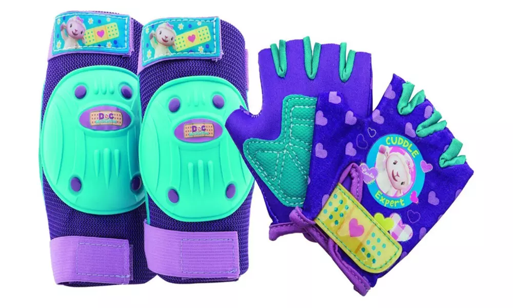Disney Doc McStuffins Protective Gloves, Knee, and Elbow Pads (4-Pack) - Primary Image