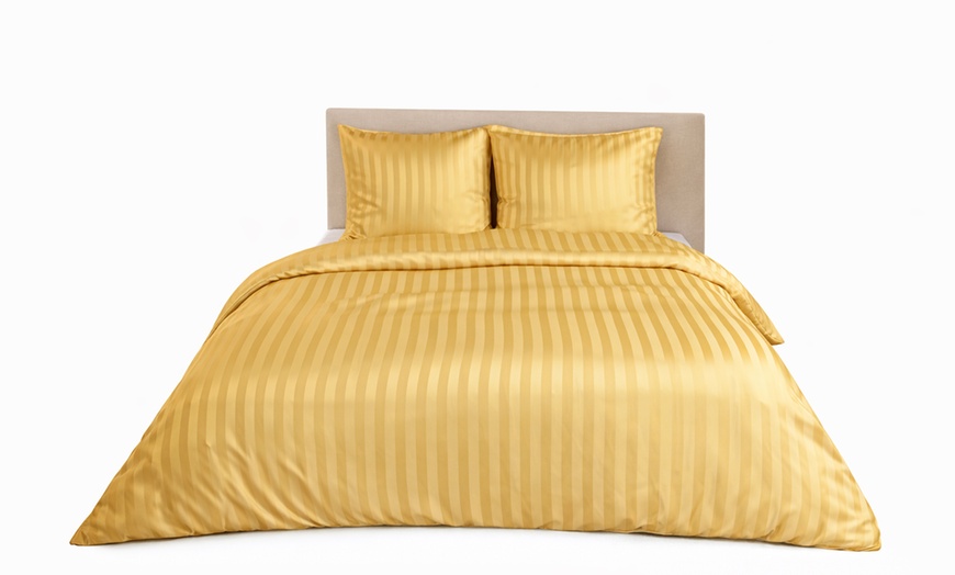 Image 10: Juego de cama Satin Dobby Uni 