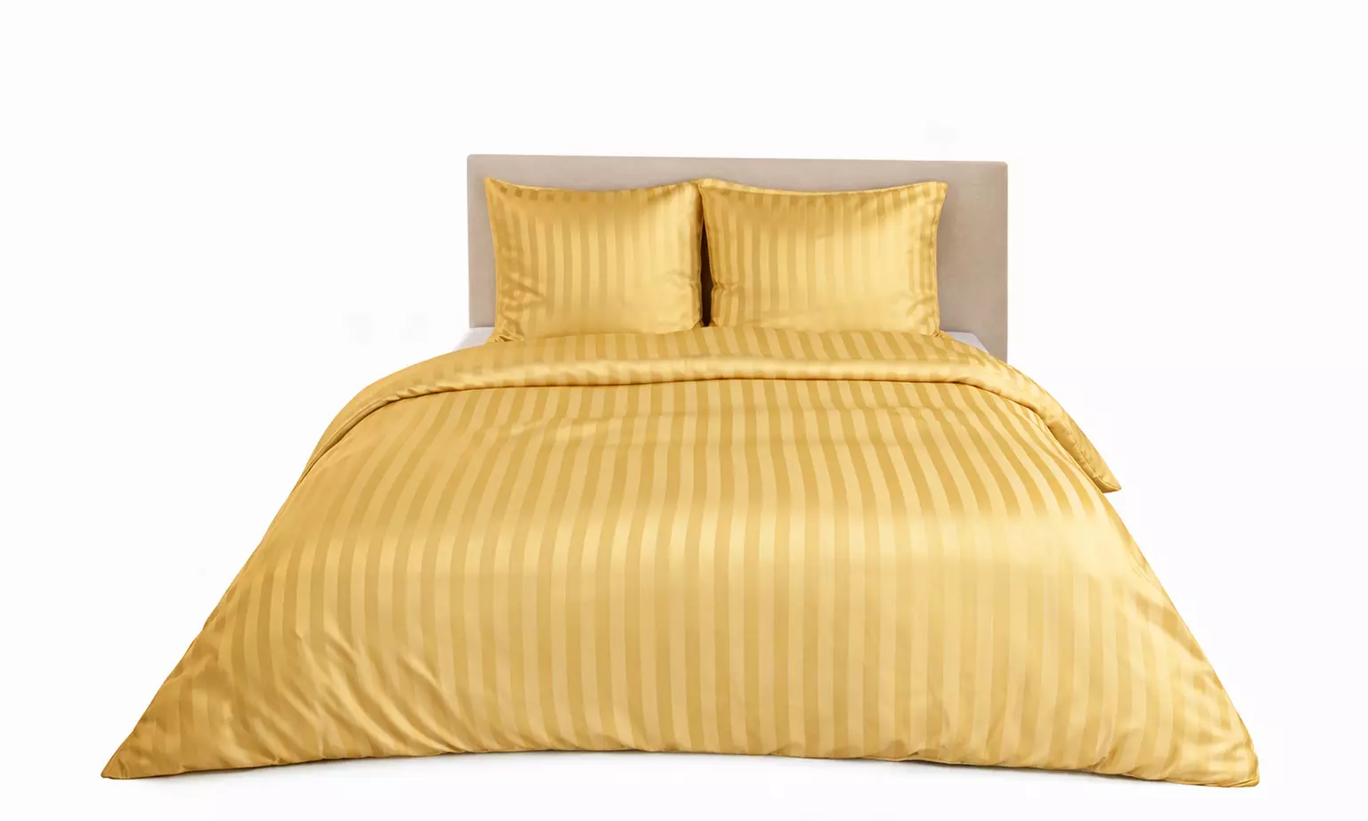 Parure de lit SATIN DOBBY uni