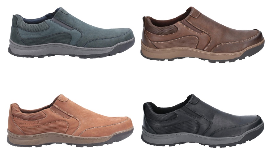 Image 1: Hush Puppies Jasper Slip-On Men's Leather Shoes