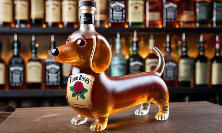 Image 5: Dachshund-Shaped Whiskey Decanter in Five Stylish Models