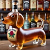 Image 5: Dachshund-Shaped Whiskey Decanter in Five Stylish Models
