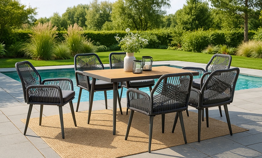 Image 1: Salon de jardin "Mireva" de Swing&Harmonie pour 6 ou 8 pers.