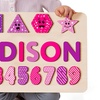 Image 5: Personalized Wooden Name Puzzle Board by Justyling Up to 81% Off