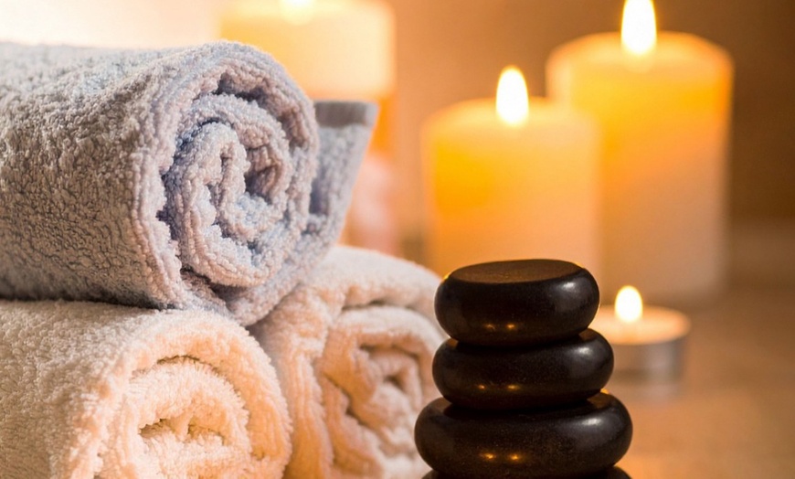Image 2: 60, 90, or 120-Min Hot Stone Massage