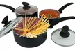 6-Piece Rose Sparkle Saucepan Cookware Set - Image 3