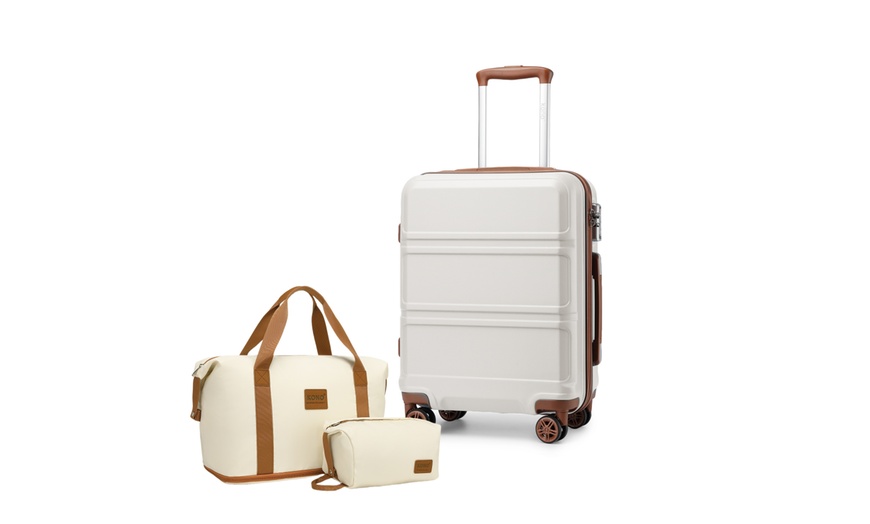 Image 8: Kono Kabinen-Koffer inkl. Reisetasche und Kulturbeutel