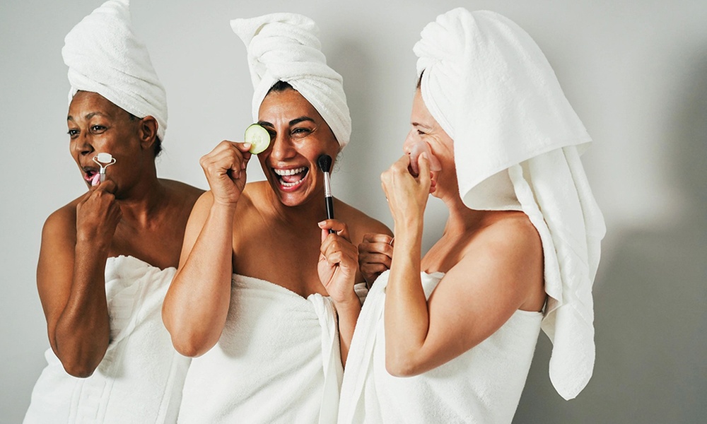 Pampering Package with Facial, Upper Body Massage, Mud & Hot Towels