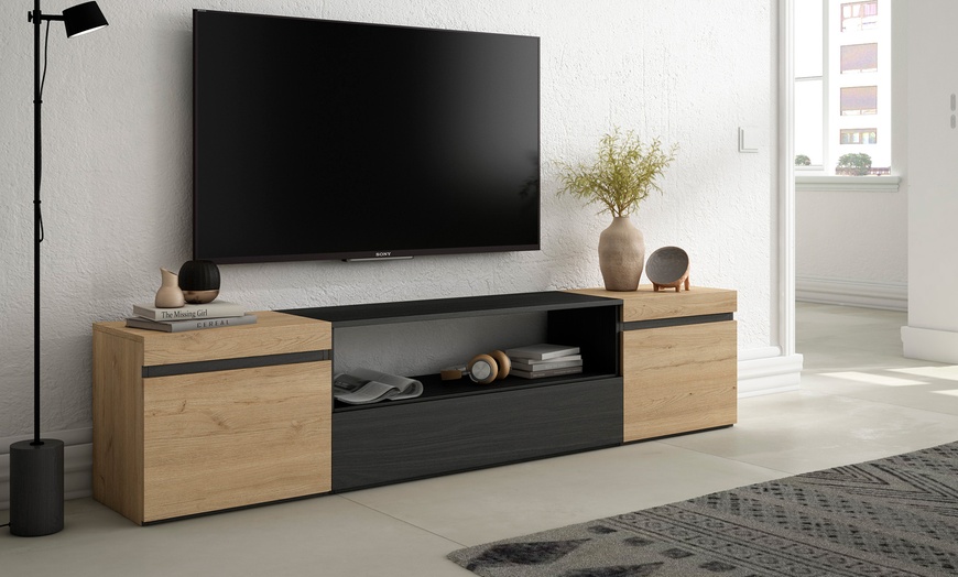 Image 44: TV Stand Cozy 200 cm in different colours and large storage capacity