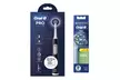 Brosse à dent électrique Oral-B  avec 5 ou 10 têtes de brosses Crossaction ou Sensitive Clean Braun - Second Medium
