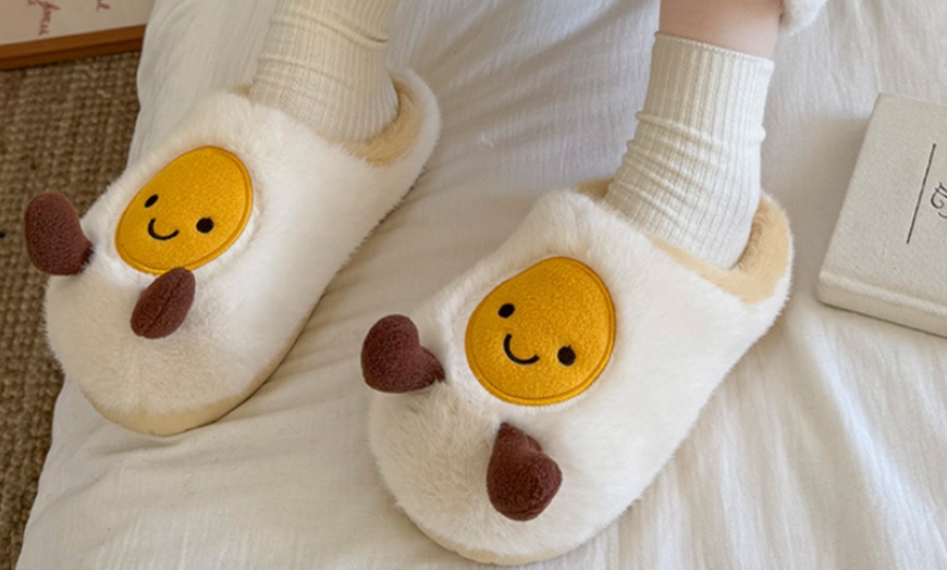 Image 16: Cosy Unisex Home Slippers with Non-Slip EVA Sole