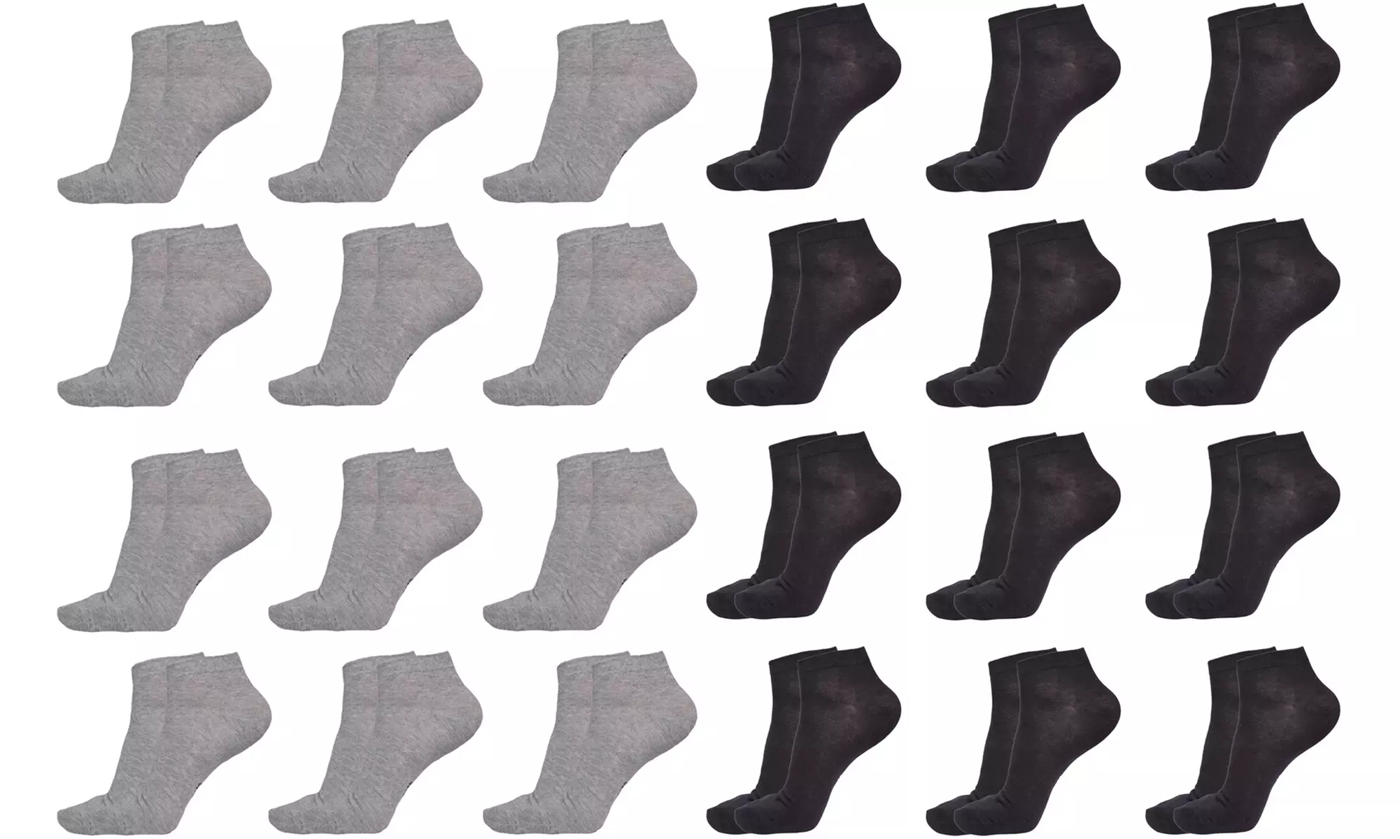 6, 12 o 24 calzini corti alla caviglia El Charro