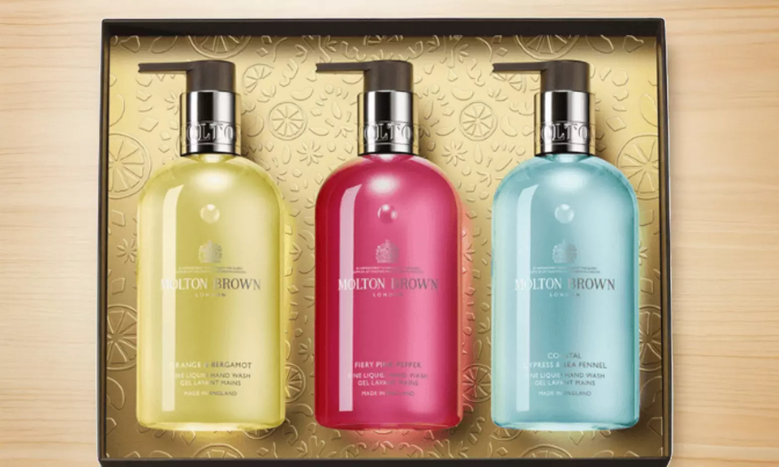 Molton Brown Pack of Three Hand Wash Collection Gift Set (300ml per bottle) - Primary Image