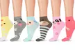 Women's Cute and Fun Ankle Socks (6 Pairs) - Second Medium