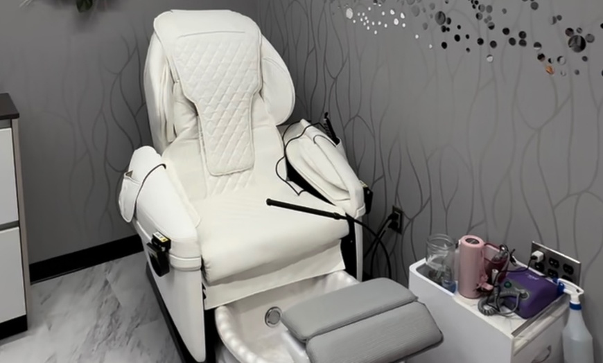Image 6: Relax with a Lash Extensions, Hard gel/Full set, and Pedicure 
