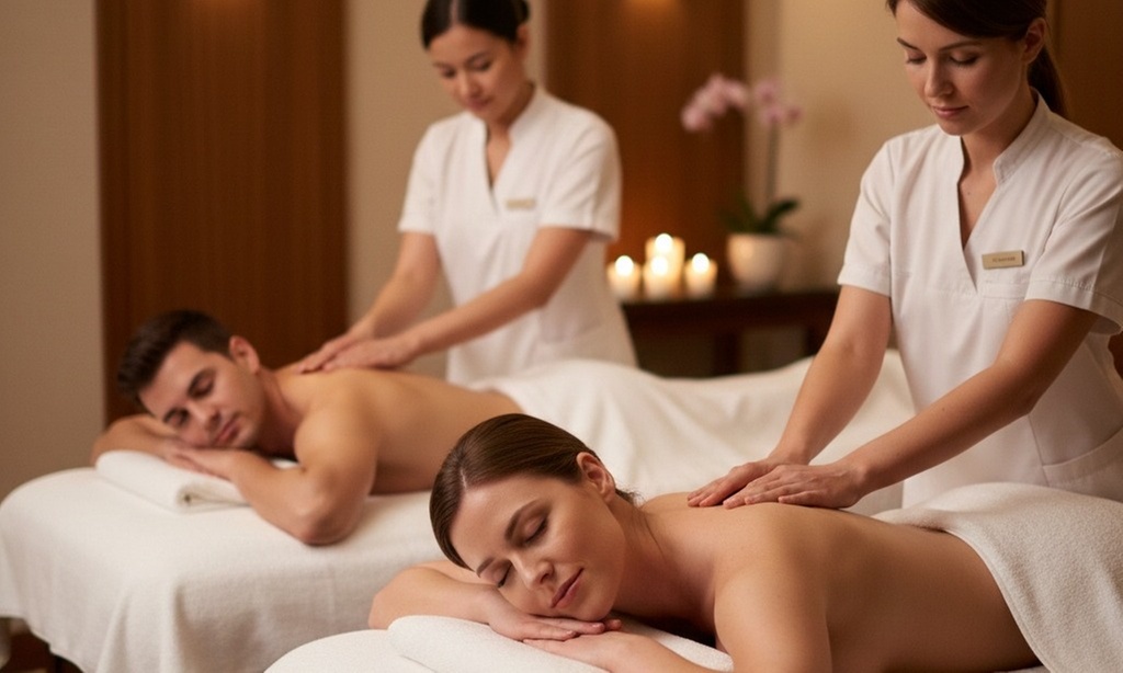 Couples Massage: 1 or 2 Sessions for Full-Body or Targeted Relaxation