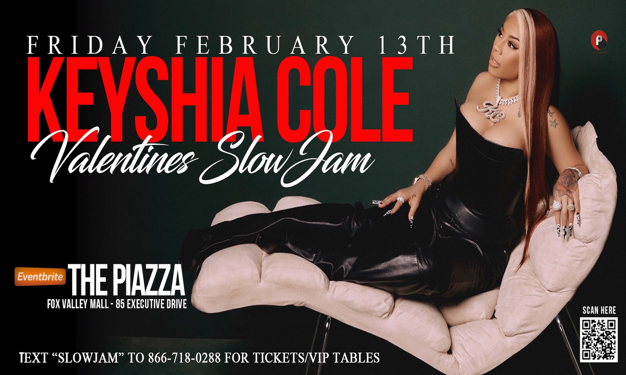 Valentine's Slow Jam W/ Keyshia Cole on February 13 at 9 PM