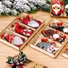 Image 6: Christmas Gift Cute Painted Wooden Ornament