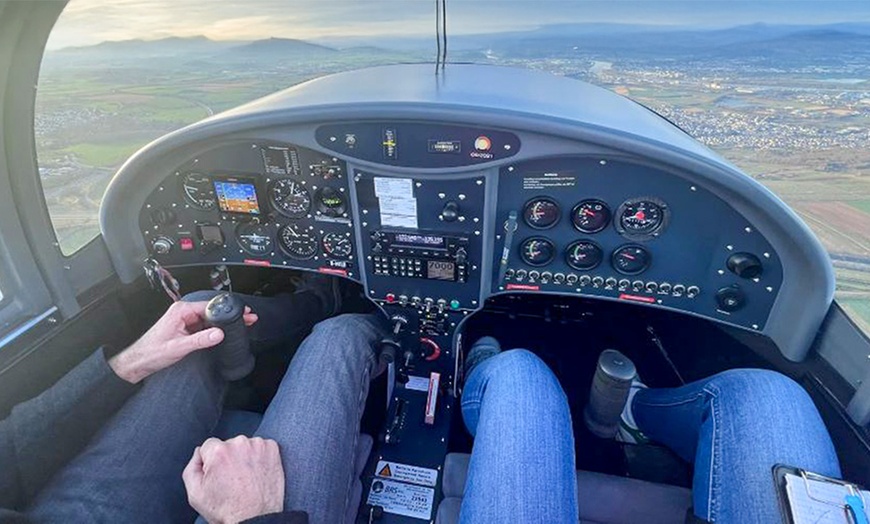 Image 2: 20, 35 od. 60 Min. im Ultraleichtflieger selbst fliegen mit Fluglehrer