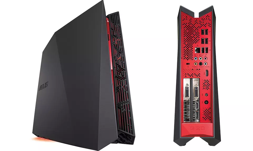 ASUS ROG Gaming Desktop PC with Intel Core Processor, 8GB RAM, 1TB Hard Drive, and NVIDIA GeForce GTX 745 Graphics - Primary Image
