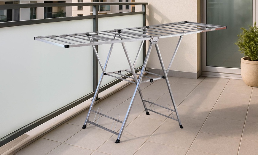 Image 1: Roestvrijstaal droogrek 