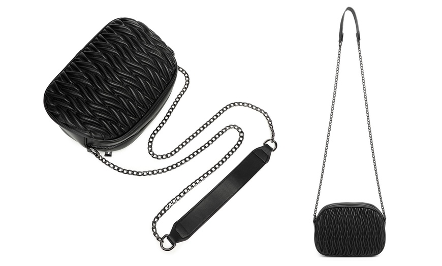 Image 8: Soft Lady's Crossbody Shoulder Bag With Long Strap
