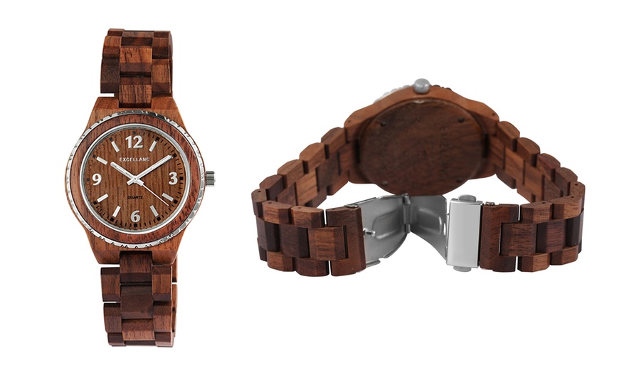 Image 12: Montre-bracelet en bois Excellanc