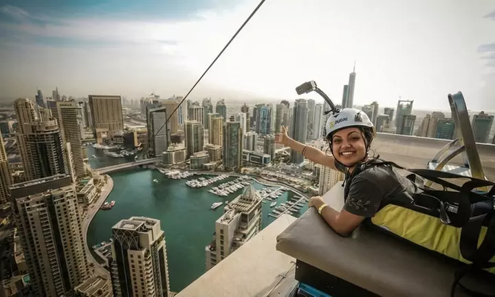 XLine Dubai Marina: World’s Longest Zipline Experience for One Adult