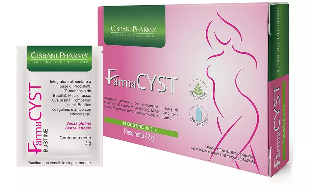 Integratori alimentari Farmacyst e Farmaprost di Cisbani Pharma