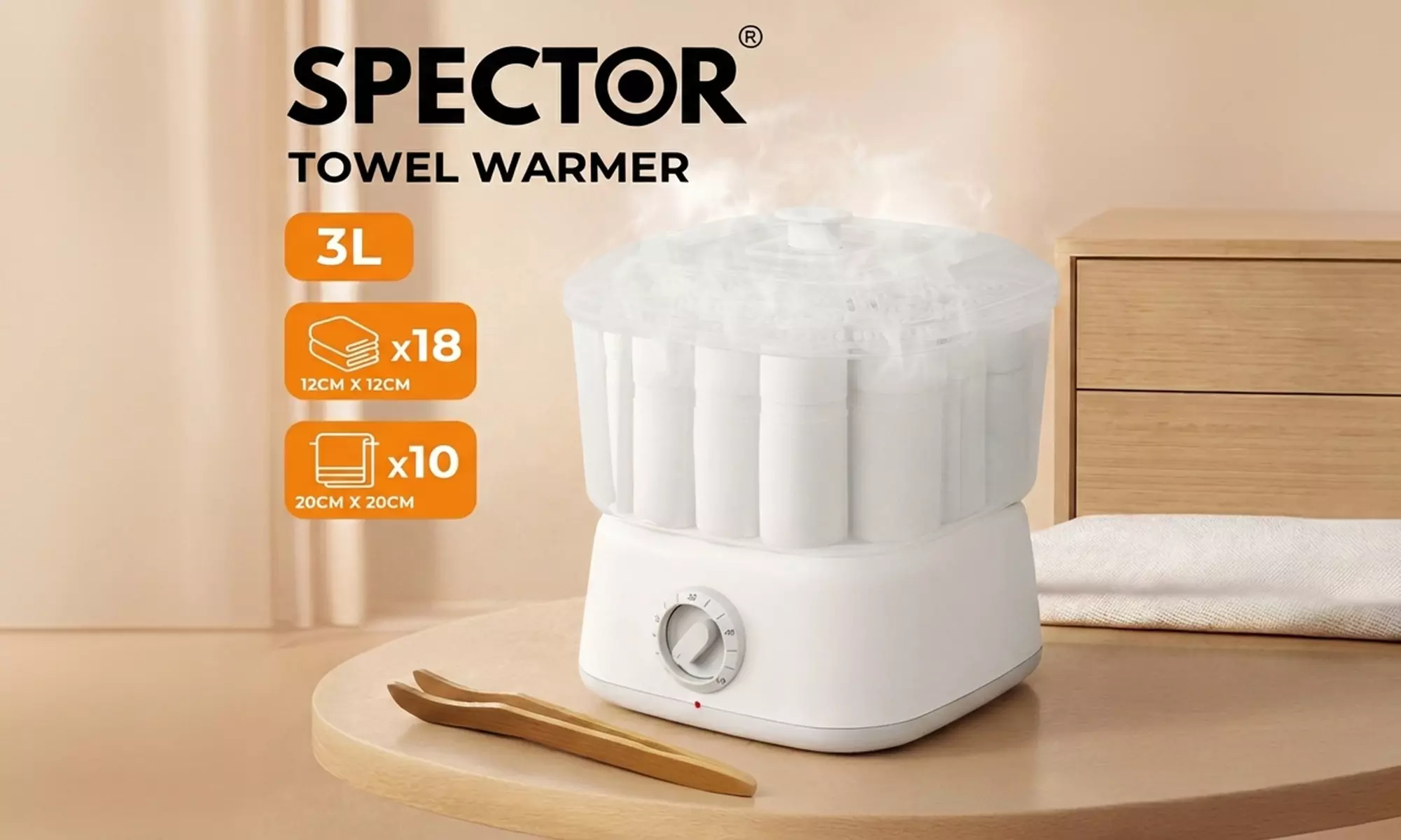 Spector 3L Hot Towel Steamer